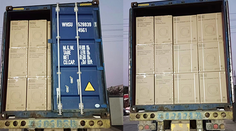 不分晝夜！完成客戶(hù)滾筒衣服烘干機發(fā)貨是職責所在