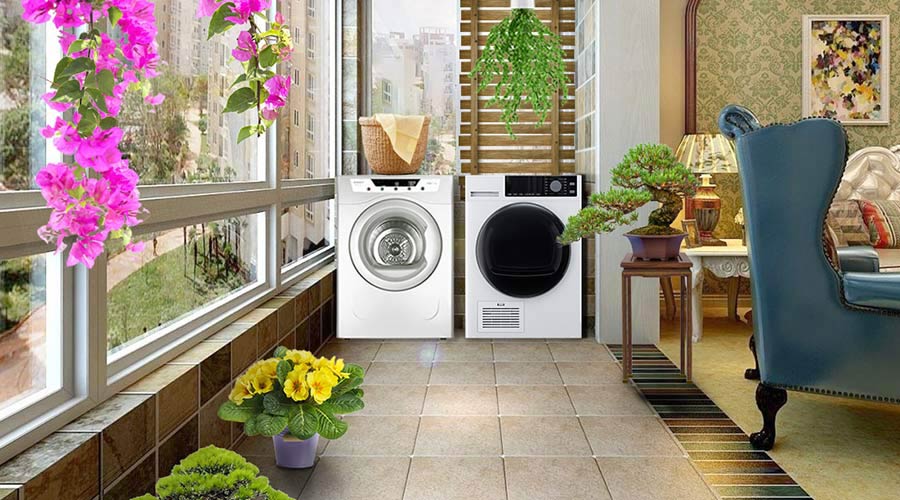 家居陽(yáng)臺晾曬衣物不干怎么辦，衣物烘干機來(lái)解決！