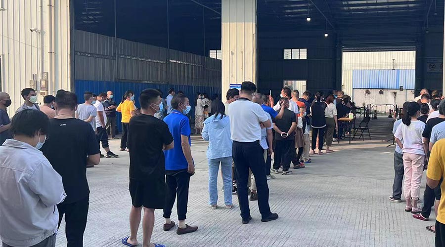 支援防疫是責任！金環(huán)電器助力鶴山核酸檢測