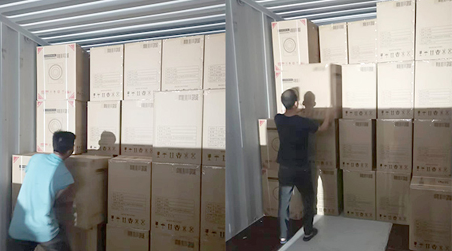 裝柜日常！日本客戶(hù)Sentern滾筒干衣機順利出貨