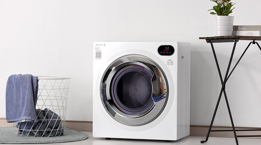 自然晾曬過(guò)的衣物灰塵多，家用衣物烘干機烘衣更干凈！