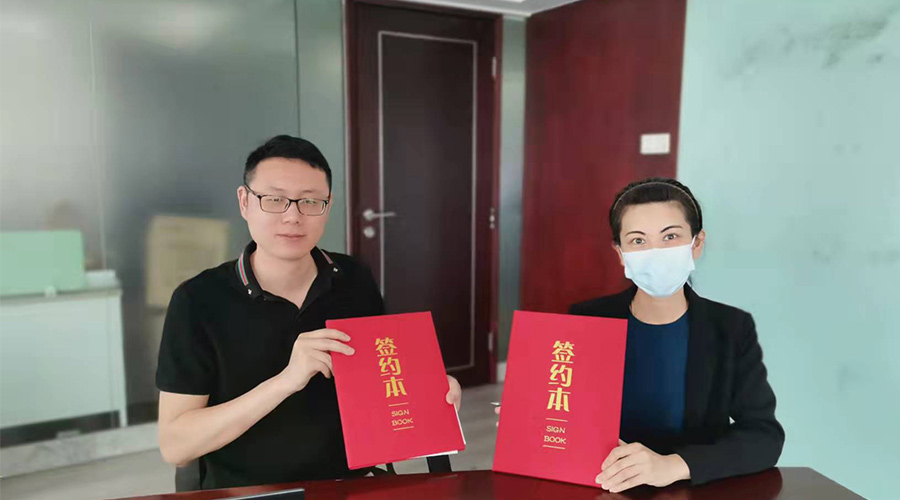 祝賀！金環(huán)電器與寧波某品牌電商客戶(hù)再次合作，簽約成功！