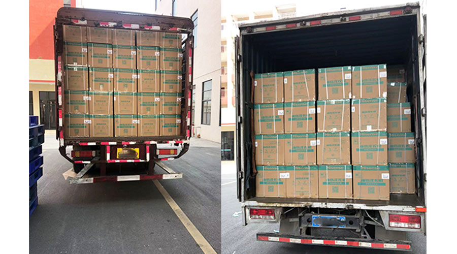 實(shí)況圖！金環(huán)電器完成國內某知名品牌迷你洗衣機裝柜發(fā)貨