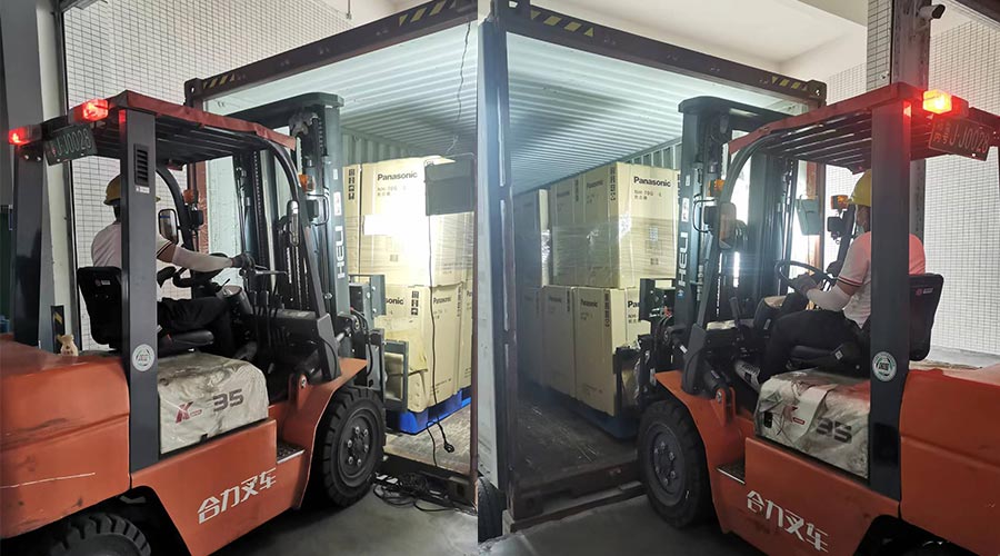 趕進(jìn)度加油干！ 迅速完成松下客戶(hù)的衣物烘干機出貨