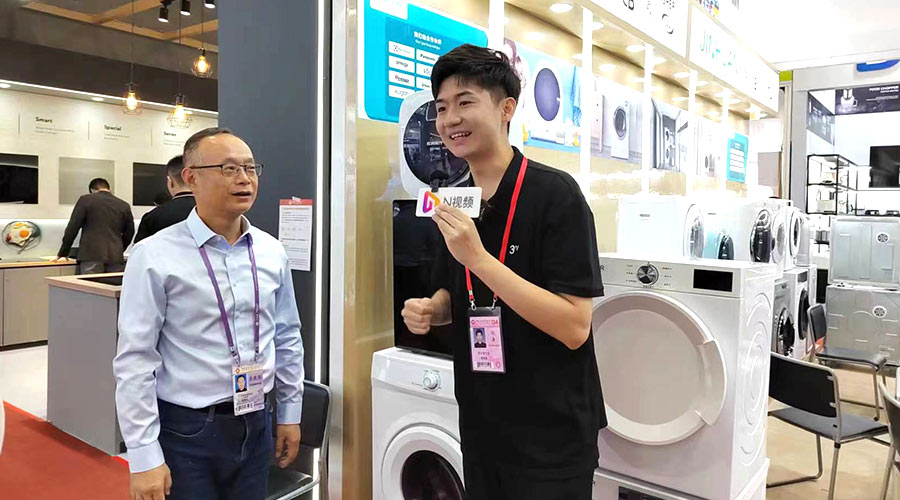 廣交會(huì )熱點(diǎn)！央視、新華網(wǎng)等媒體聚焦金環(huán)電器滾筒干衣機