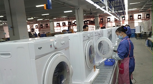 年底繁忙！金環(huán)電器全力保障英國Argos客戶(hù)滾筒干衣機生產(chǎn)